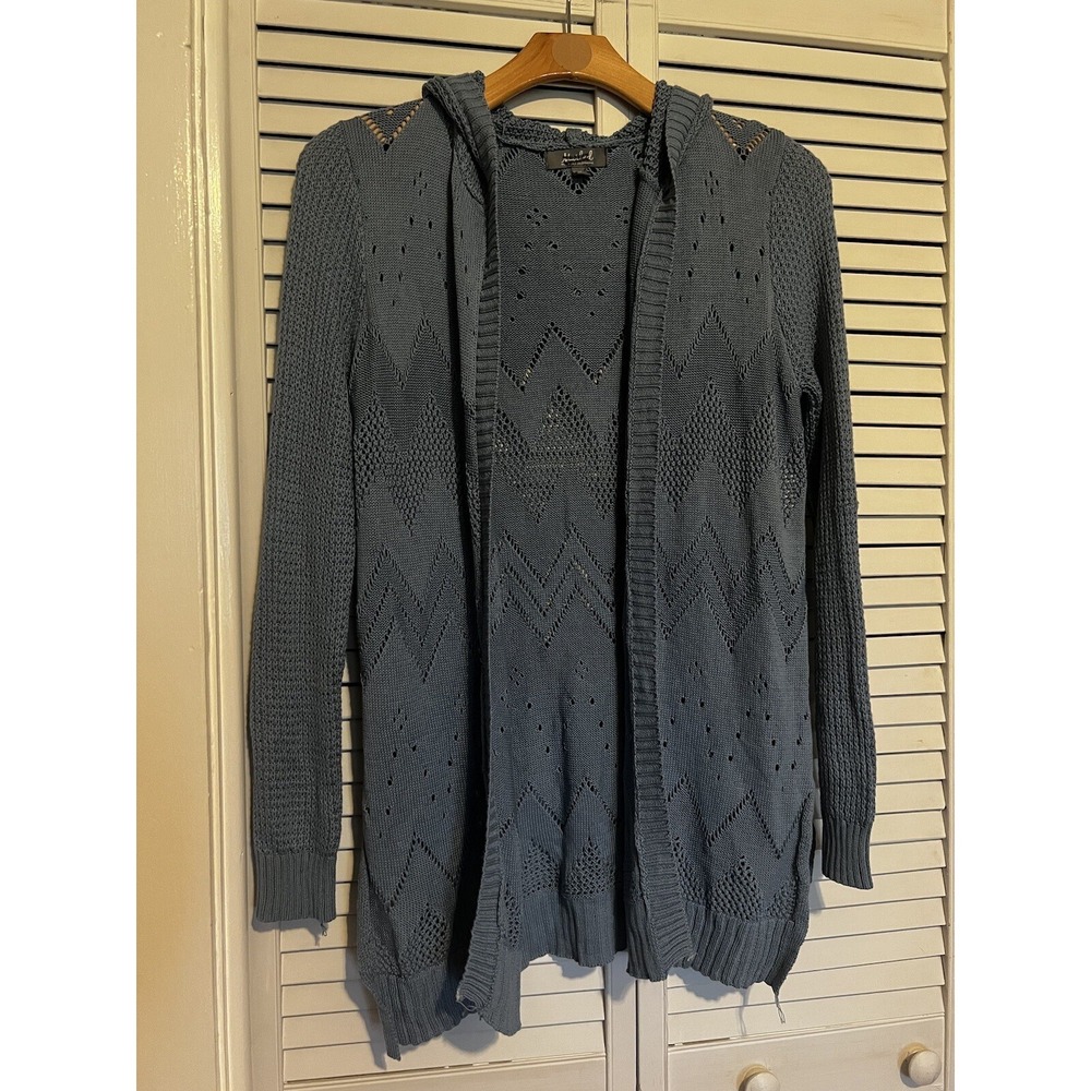MARLED Women's Size Medium M Sweater Cardigan Shirt Top Long Sleeve Hooded